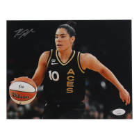 Kelsey Plum Signed Aces 8x10 Photo (JSA) at PristineAuction.com