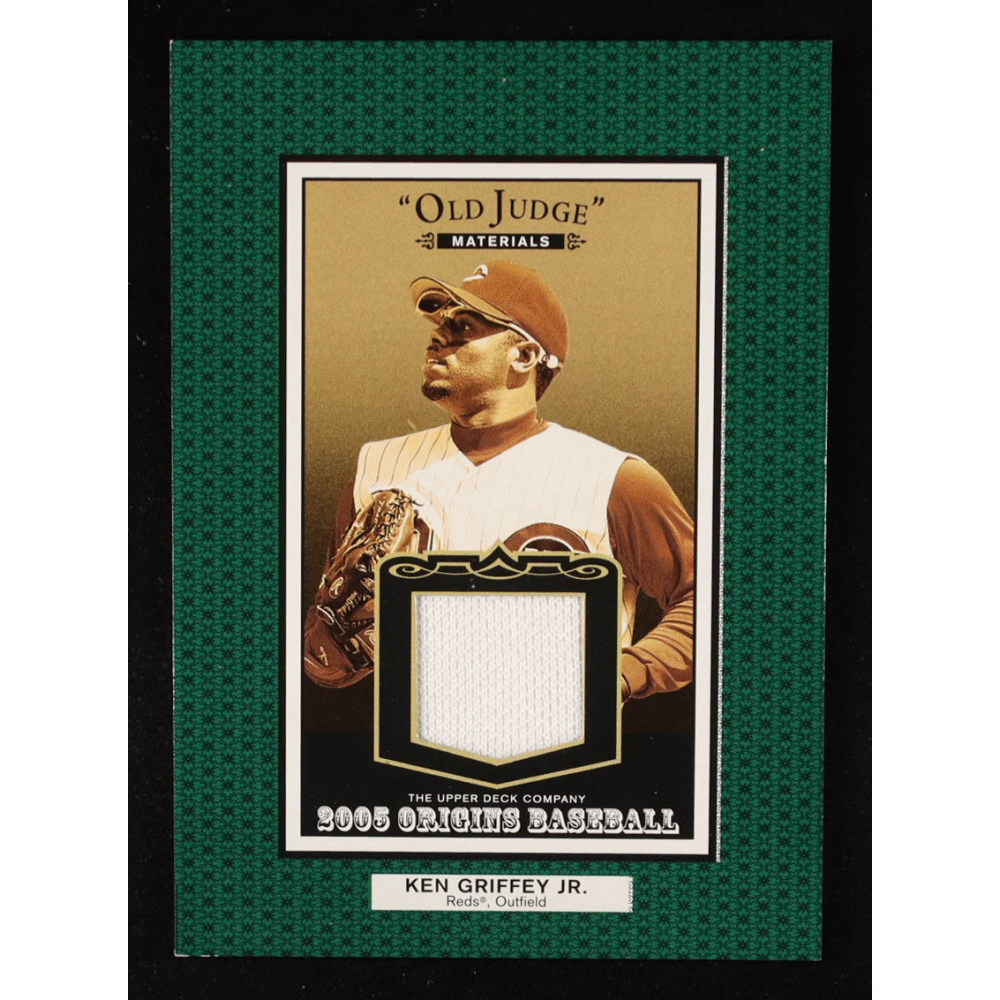 Ken Griffey Jr. 2005 Origins Old Judge Materials Jersey #KG at PristineAuction.com