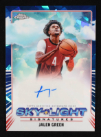 Jalen Green 2024-25 Topps Chrome Sapphire Sky-Light Signatures #SLSJG at PristineAuction.com