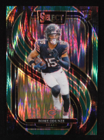 Rome Odunze 2024 Select Prizm Green Shock #136 #4/5 RC at PristineAuction.com