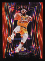 LeBron James 2024-25 Select Red Flash Prizms #310 #098/299 at PristineAuction.com