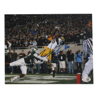 Mario Manningham Signed Michigan Wolverines 8x10 Photo (JSA) at PristineAuction.com