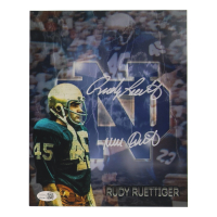 Rudy Ruettiger Signed Notre Dame Fighting Irish 8x10 Photo Inscribed "Never Quit" at PristineAuction.com