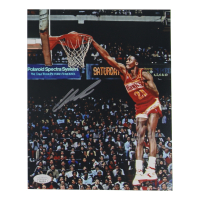 Dominique Wilkins Signed Hawks 8x10 Photo (Beckett) at PristineAuction.com