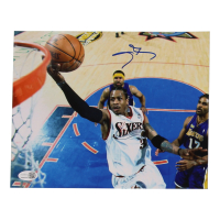 Allen Iverson Signed 76ers 8x10 Photo (JSA) at PristineAuction.com