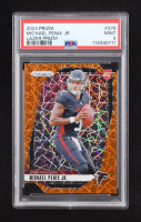 Michael Penix Jr. 2024 Panini Prizm Prizms Lazer #378 RC (PSA 9) at PristineAuction.com