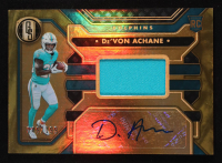 De'Von Achane 2023 Panini Gold Standard Patch Autograph #209 #049/199 RC at PristineAuction.com