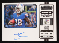 James Cook 2022 Panini Contenders Variation Autograph #123B RC at PristineAuction.com