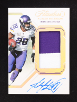 Adrian Peterson 2023 Panini Flawless Patch Autographs #10 #06/25 at PristineAuction.com