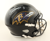 Zay Flowers Signed Ravens Full-Size Speed Helmet (Beckett) at PristineAuction.com