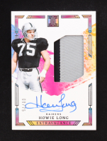 Howie Long 2024 Panini Impeccable Extravagance Patch Autographs #6 #08/75 at PristineAuction.com