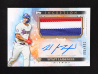 Wyatt Langford 2024 Topps Inception Patch Autographs #APCWL RC #109/200 at PristineAuction.com