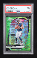 Caleb Williams 2024 Panini Prizm Prizms Neon Green Pulsar #301 RC (PSA 9) at PristineAuction.com
