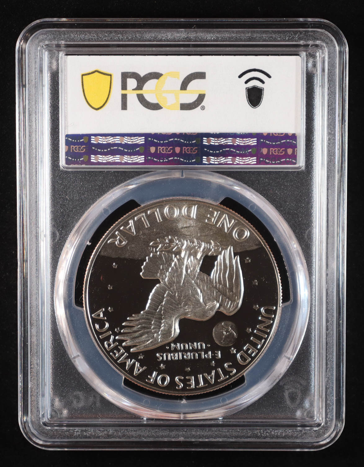 1977-S Eisenhower Silver Dollar - Deep Cameo Proof (PCGS PR69DCAM) at PristineAuction.com 1977-S Eisenhower Silver Dollar - Deep Cameo Proof (PCGS PR69DCAM) at PristineAuction.com