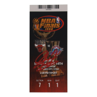Dennis Rodman Signed 1998 NBA Finals Game 6 Commemorative Ticket (JSA) at PristineAuction.com