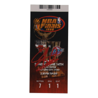Dennis Rodman Signed 1998 NBA Finals Game 6 Commemorative Ticket (JSA) at PristineAuction.com