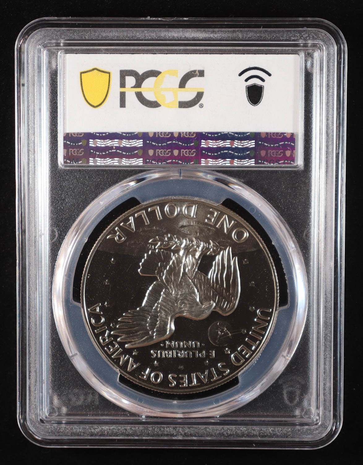 1977-S Eisenhower Silver Dollar - Deep Cameo Proof (PCGS PR69DCAM) at PristineAuction.com 1977-S Eisenhower Silver Dollar - Deep Cameo Proof (PCGS PR69DCAM) at PristineAuction.com