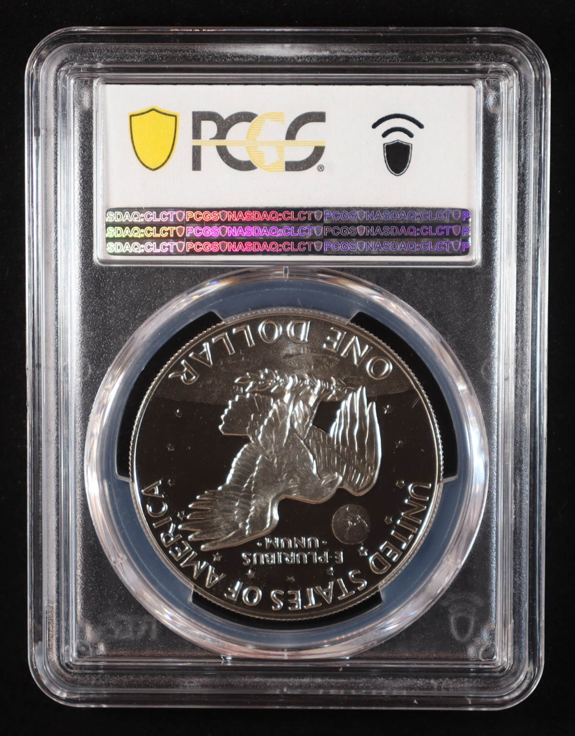 1977-S Eisenhower Silver Dollar - Deep Cameo Proof (PCGS PR69DCAM) at PristineAuction.com 1977-S Eisenhower Silver Dollar - Deep Cameo Proof (PCGS PR69DCAM) at PristineAuction.com