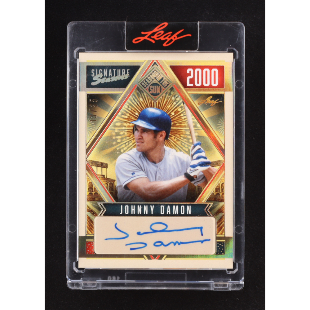 Johnny Damon 2025 Signature Seasons In The Sun Autographs #13/35 at PristineAuction.com