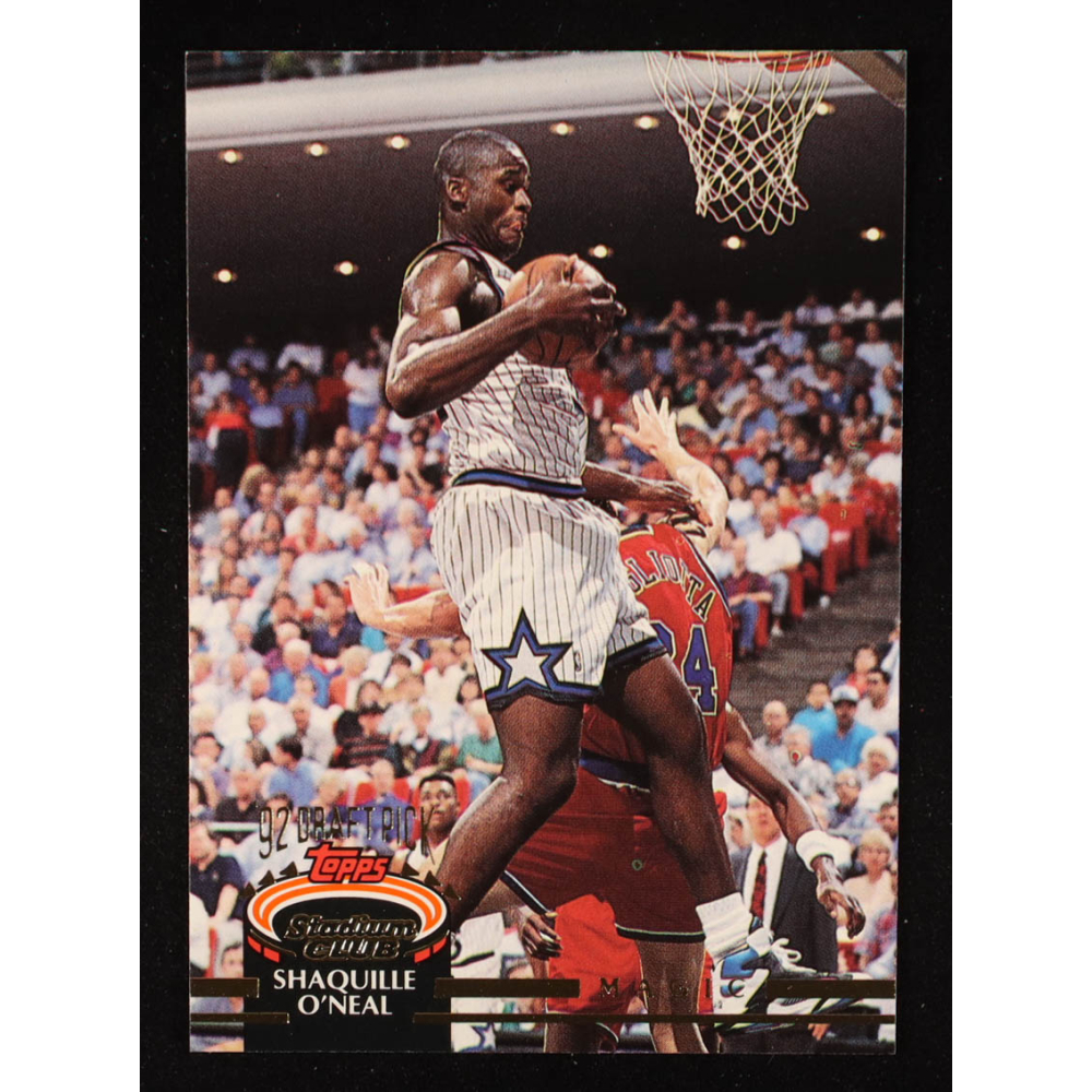 Shaquille O'Neal 1992-93 Stadium Club #247 RC at PristineAuction.com