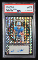 Sam LaPorta 2023 Panini Mosaic Rookie Scripts #12 RC (PSA 10) at PristineAuction.com