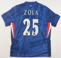Gianfranco Zola Signed Chelsea F.C. Nike Authentic Jersey (Beckett) at PristineAuction.com