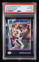 Cooper DeJean 2024 Donruss Optic Purple Shock #221 RR RC (PSA 10) at PristineAuction.com