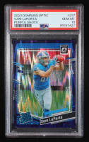 Sam LaPorta 2023 Donruss Optic Purple Shock #237 RR RC (PSA 10) at PristineAuction.com