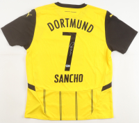 Jadon Sancho Signed Borussia Dortmund Puma Authentic Jersey (Beckett) at PristineAuction.com