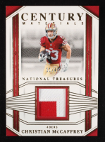 Christian McCaffrey 2023 Panini National Treasures Century Materials Gold #17 #11/49 at PristineAuction.com