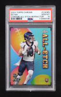 Bo Nix 2024 Topps Chrome All Etch Refractors #CAEBN RC (PSA 10) at PristineAuction.com