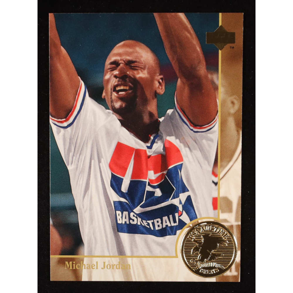 Michael Jordan 1994 Upper Deck USA USAB Greats #85 at PristineAuction.com
