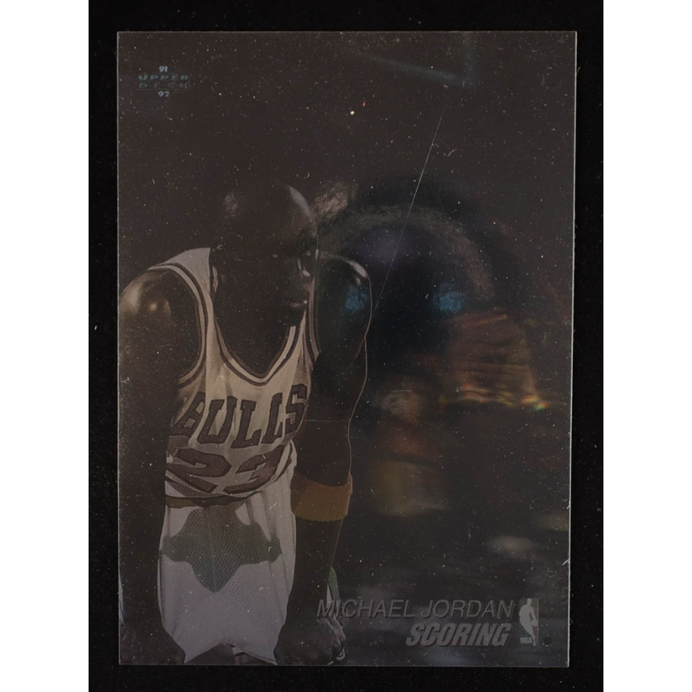 Michael Jordan 1991-92 Upper Deck Award Winner Holograms Scoring Leader #AW1 at PristineAuction.com