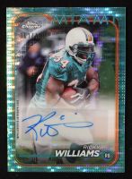 Ricky Williams 2024 Topps Chrome Autographs Aqua Sonar Refractors #BARWI #161/199 at PristineAuction.com