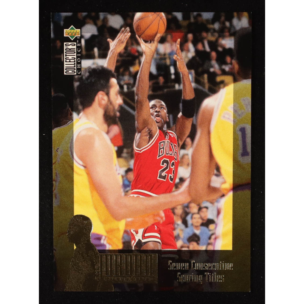 Michael Jordan 1995-96 Collector's Choice International Japanese Jordan Collection 7 Titles #JC1 at PristineAuction.com