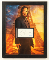 Keanu Reeves Signed Cut "John Wick" Custom Framed Photo Display (ACOA) at PristineAuction.com