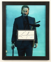 Keanu Reeves Signed Cut "John Wick" Custom Framed Photo Display (ACOA) at PristineAuction.com