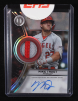 Mike Trout 2025 Topps Tribute Tribute to Threads Autograph Relics #TTTAMTR #26/50 at PristineAuction.com