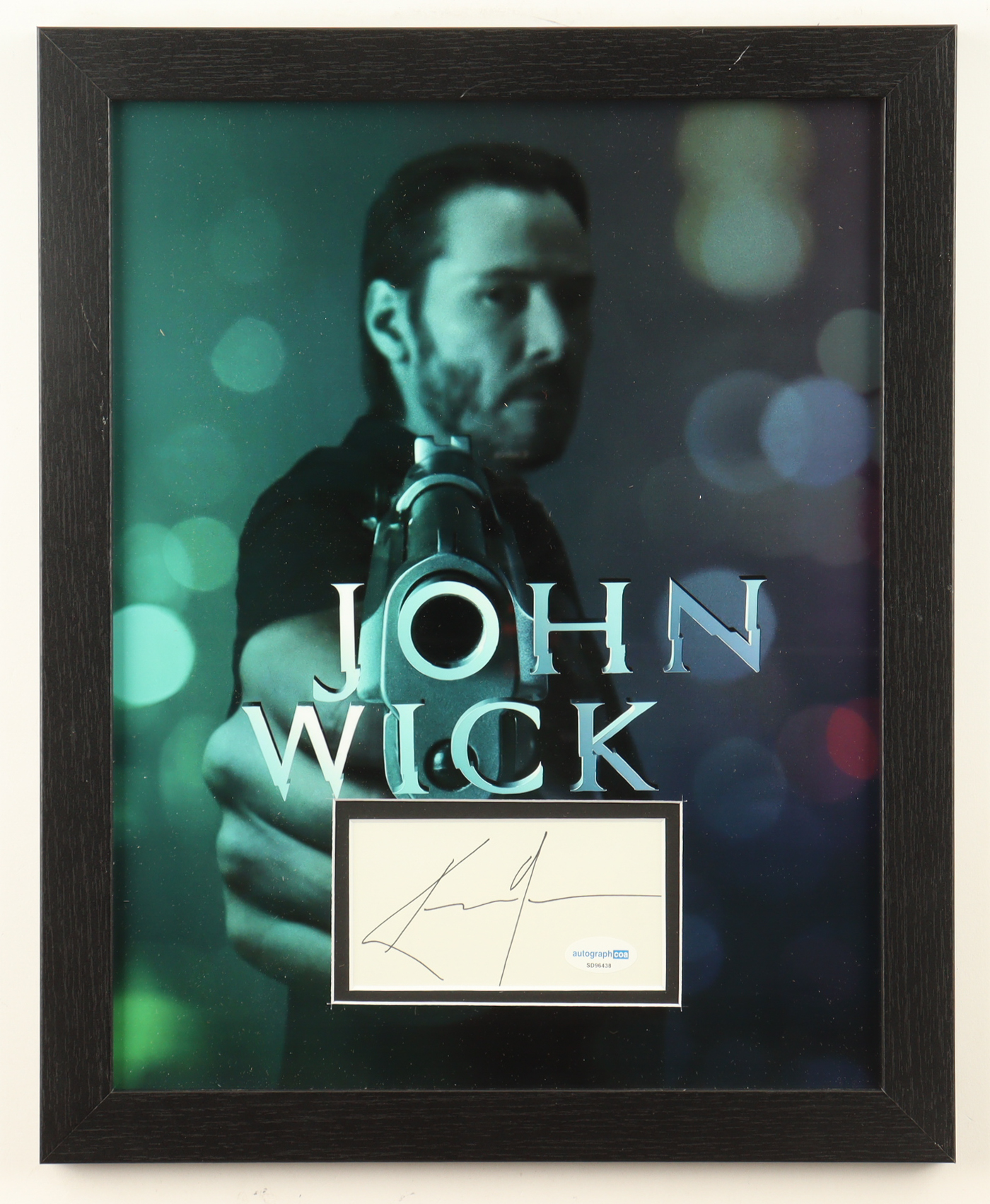 Keanu Reeves Signed Cut "John Wick" Custom Framed Photo Display (ACOA) at PristineAuction.com Keanu Reeves Signed Cut "John Wick" Custom Framed Photo Display (ACOA) at PristineAuction.com