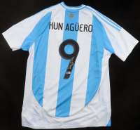 Sergio Aguero Signed Argentina Adidas Authentic Jersey (Beckett) at PristineAuction.com