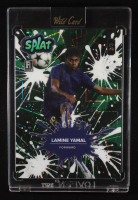 Lamine Yamal 2024 Wild Card Splat Green Laser #LY4 RC #2/3 at PristineAuction.com