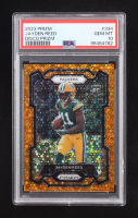 Jayden Reed 2023 Panini Prizm Prizms Orange Disco #334 RC (PSA 10) at PristineAuction.com