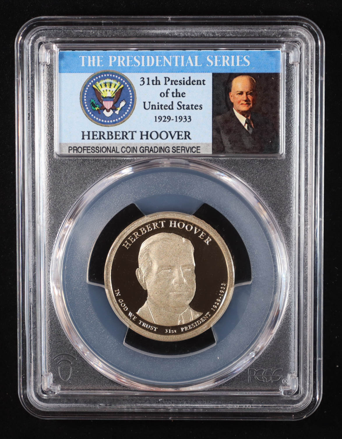 2014-S U.S. Presidential Proof $1 Coin - Herbert Hoover 31st President (PCGS PR69DCAM) at PristineAuction.com 2014-S U.S. Presidential Proof $1 Coin - Herbert Hoover 31st President (PCGS PR69DCAM) at PristineAuction.com