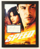 Keanu Reeves Signed Cut "Speed" Custom Framed Photo Display (ACOA) at PristineAuction.com