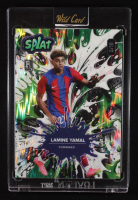 Lamine Yamal 2024 Wild Card Splat Lime Green Shock #LY6 RC #5/10 at PristineAuction.com