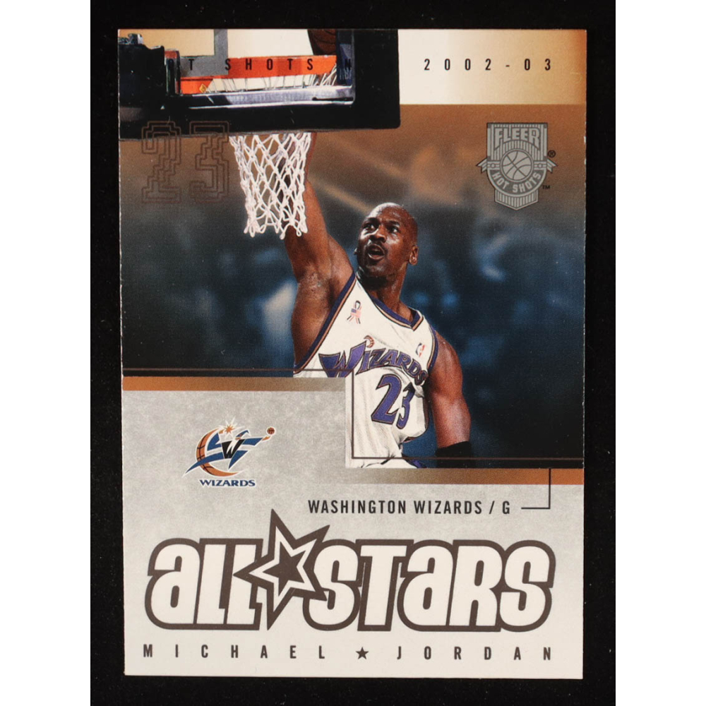 Michael Jordan 2002-03 Fleer Hot Shots #155 AS at PristineAuction.com