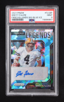 Brett Favre 2021 Panini Prizm Franchise Legends Signatures Prizms Blue Ice #13 #47/75 (PSA 9) at PristineAuction.com