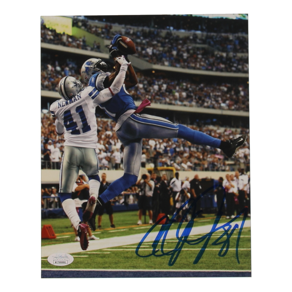 Calvin Johnson Signed Lions 8x10 Photo (JSA) at PristineAuction.com