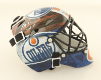 Grant Fuhr Signed Oilers Mini Goalie Mask Inscribed "HOF 03" (Schwartz) at PristineAuction.com