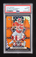 Patrick Mahomes II 2022 Panini Mosaic Mosaic Reactive Orange #256 NP (PSA 10) at PristineAuction.com